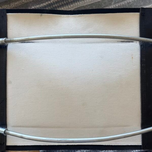 Chaise Thonet S34 – cuir noir & chrome