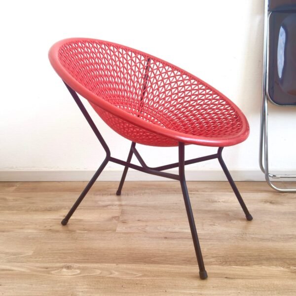 Fauteuil coquille Fantasia vintage