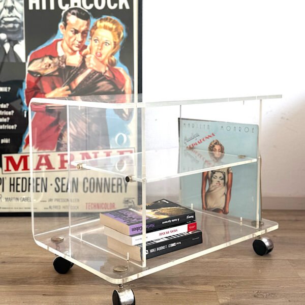 Desserte en plexiglas (meuble tv/Hi-Fi)