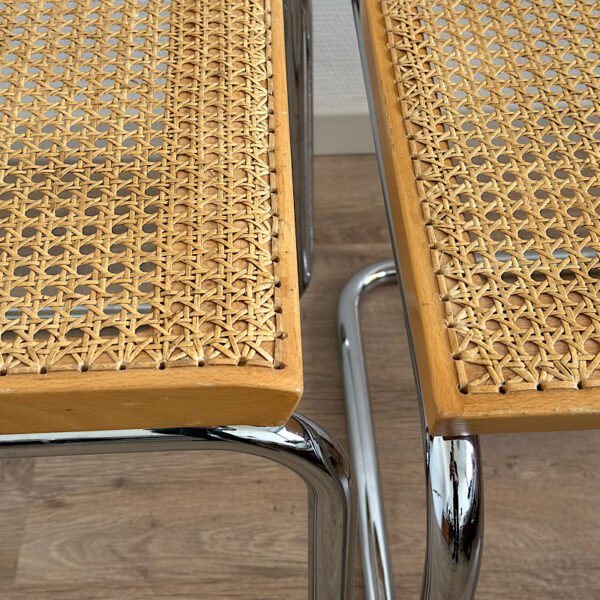 Chaises Breuer Cesca B32 édition Knoll