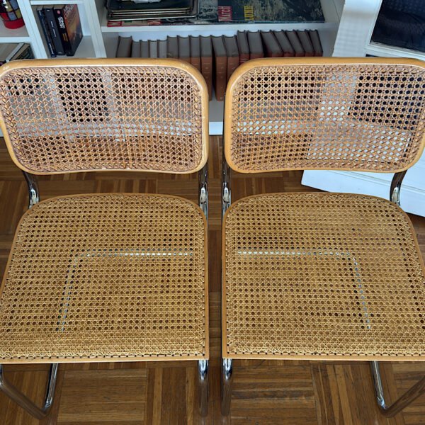 Chaises Breuer Cesca B32 édition Knoll