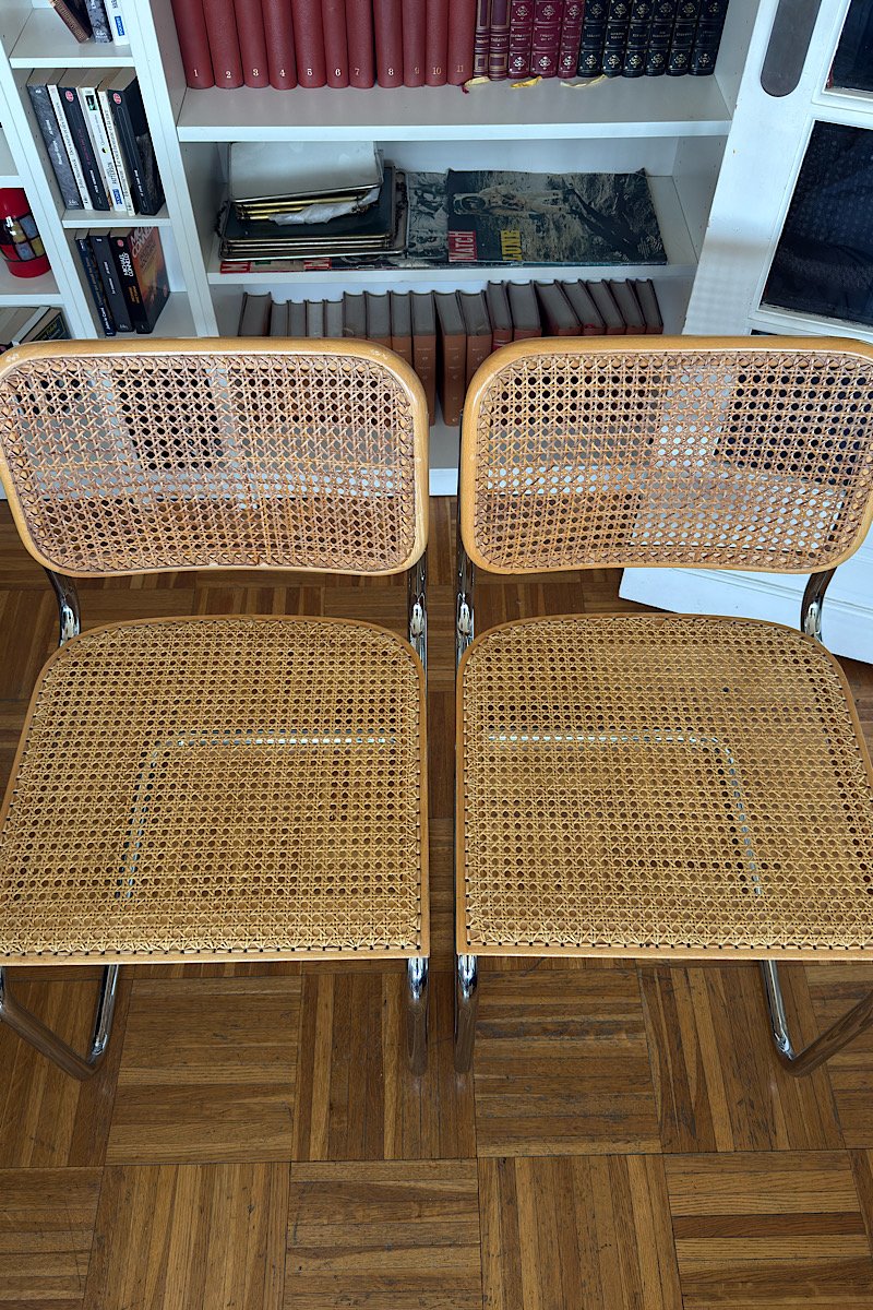 chaise Breuer B32, édition Knoll, vue de dessus